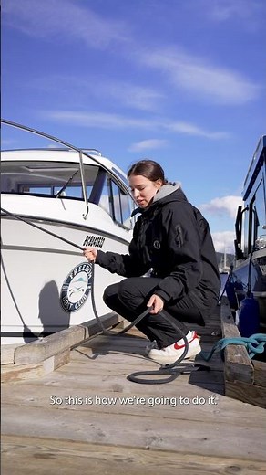 How to properly secure a boat to the dock #tutorial #boat #howto