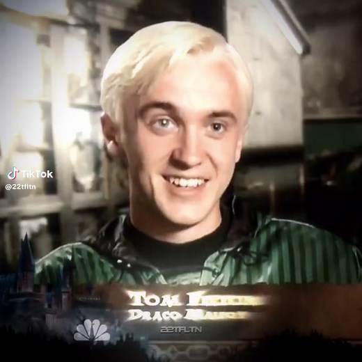 Tom Felton and Draco Malfoy Quidditch Robe Transformation