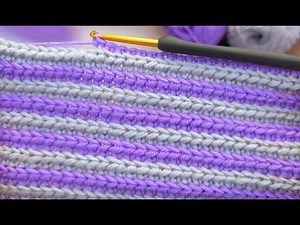 Amazing Two Color Crochet Pattern | Perfect for Blankets