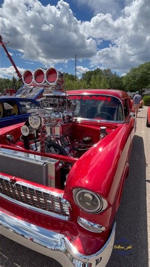The Most Brutal Belair Ever Built #dragster #custom #cars