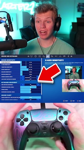 Trying FNCS WINNERS Controller Settings! ($28,000 Earnings) pt 3