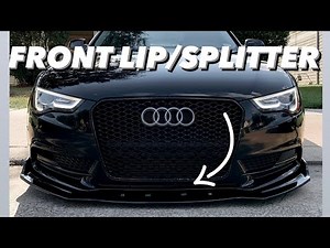 Audi A4/A5 S4/S5 Mods front bumper Lip Splitter