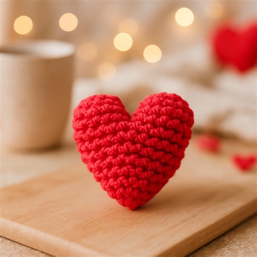 3D Heart Simple Crochet Pattern PDF • Easy Beginner Design • Instant Download • Amigurumi Style - Etsy