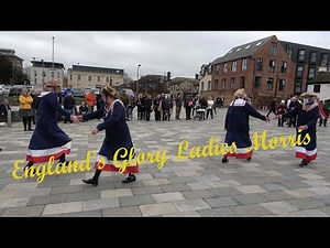 England's Glory Ladies Morris dance "Dorset Four Hand Reel" at Gloucester Folk Trail 2024