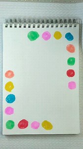 16K views · 116 reactions | 301 | Circle Design on Notebook ❣️ #foryoupageシ #borders #artwork #notebookdesign #fyp #notes #drawing #creative #diy #colors #Art #artcraft #mynotebook | Paper Pen and Scissor | Facebook