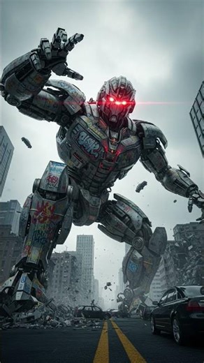 dragon vs giant robot vs god