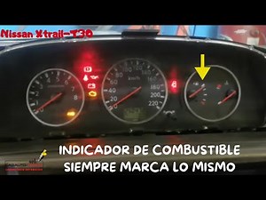 NISSAN XTRAIL - FUEL LEVEL INDICATOR ONLY SHOWS FULL