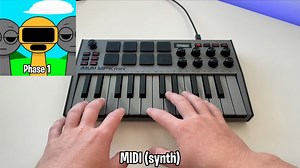 Watch Sprunki GARNOLD phase 1-15 come alive on real instruments