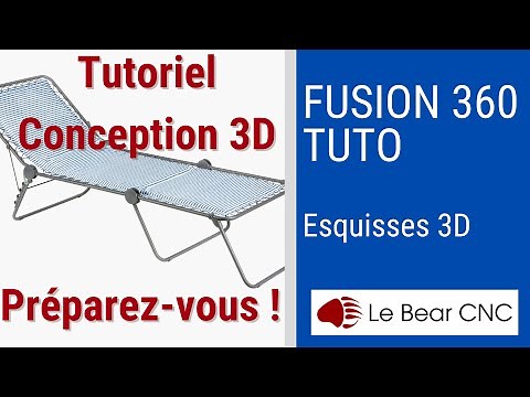 Tuto Conception Fusion 360 - Esquisses 3D.