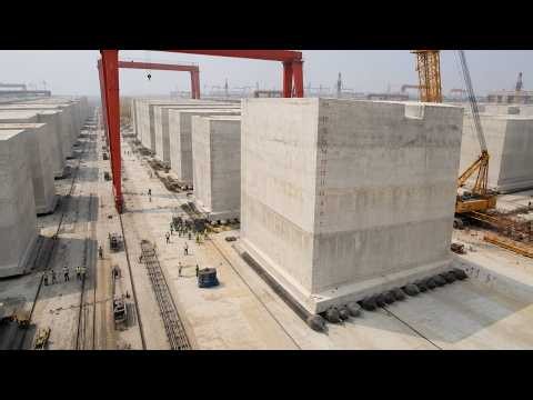 How 7 Million m³ of Seabed Becomes a Giant Port. Mega Engineering Documentary