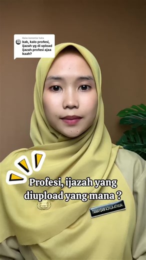 Profesi dan Ijazah yang Diupload untuk CPNS 2024