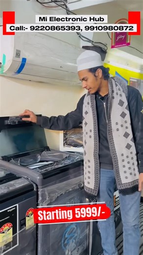 M.i. ELECTRONICS Hub on Instagram: "Latest washing machine available with powerful wash performance and energy-efficient technology. Explore new washing machine models designed for deep cleaning, fabric care, and daily laundry needs. Ideal washing machine options for home use with reliable and long-lasting performance. washing machine latest washing machine best washing machine washing machine price washing machine for home automatic washing machine front load washing machine top load washing ma