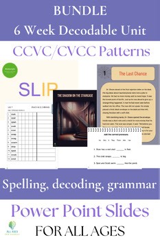 Complete CCVC/CVCC Horror Literacy Bundle for Older Readers | SOR-Aligned