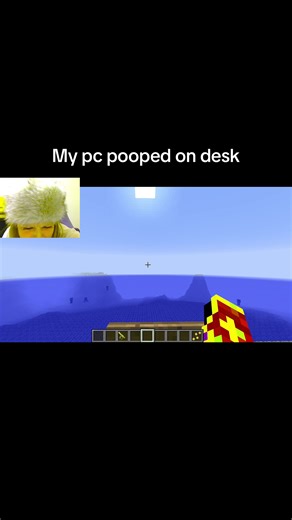 My pc pooped on desk #foruyou #minecraft #minecraftmemes #funnymemes #memes