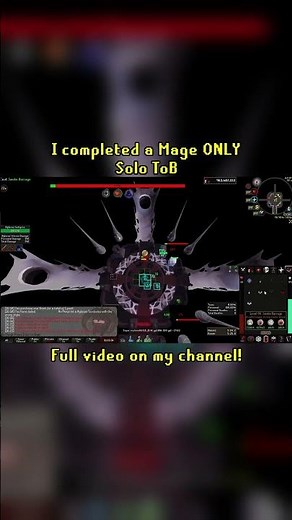 Solo Nylo was ROUGH, but we pulled through! #osrs #tob