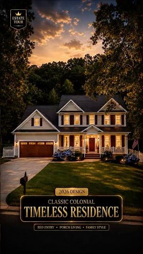 Beautiful American Suburban Home | Classic Family Living