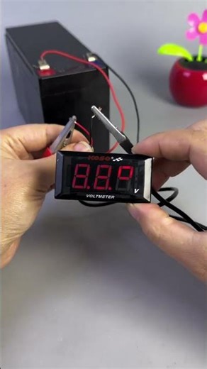 "Never get stuck with dead battery again! ⚡🔋 #KMJB #VoltageMeter