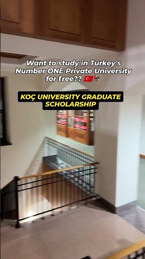 Koç University Graduate Scholarship for Master's and PhD programs