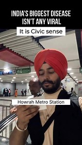 76K views · 3.7K reactions | When I saw this wall at Howrah Metro Station, I didn’t feel angry..I felt sad. Because this station represents progress, and that stain represents how we treat progress. Real development isn’t in metros or flyovers…it’s in the mindset of the people who use them. #india #civicsense #indiansociety #indianpeople | Karanveer Aneja | Facebook