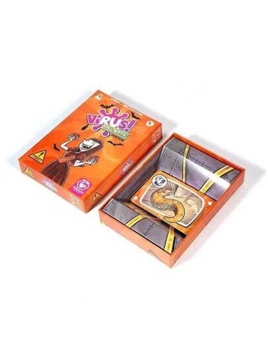 1 pièce Nouveau jeu de cartes "Virus!" version anglaise 2025, jeu de cartes de divertissement pour fête de famille, convient pour les rassemblements de festivals de la bière | SHEIN