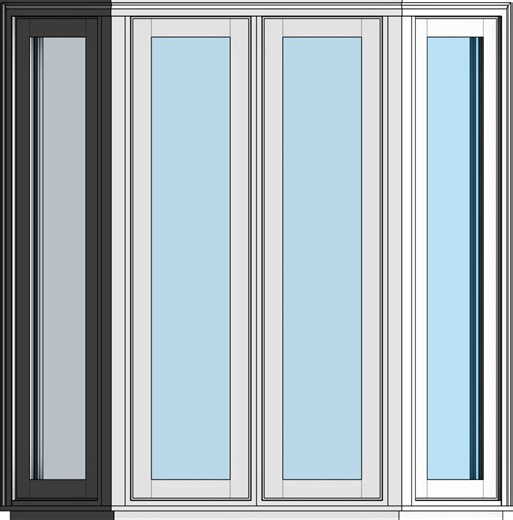 Free Windows Revit Download – Casement Bay, N Series, 45 Degrees, 4 Wide – BIMsmith Market