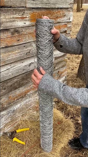 How to Open Chicken Wire Roll