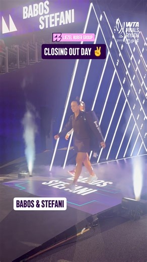 17K views · 130 reactions | Finishing the first round of matches in style 朗 #WTAFinalsRiyadh | WTA | Facebook