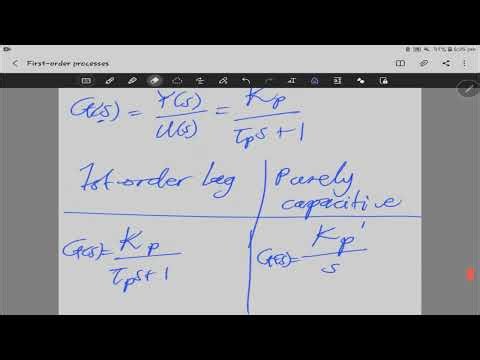 First Order Processes in Process Control | Time Constant and Transfer Function