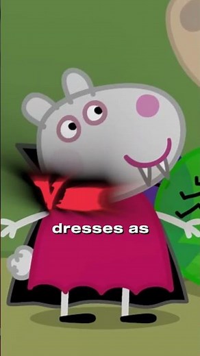 Madame Gazzele is a vampire in Peppa Pig