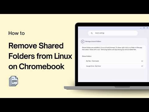 How to Remove Shared Files and Folders from Linux on Chromebook