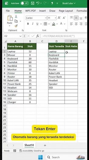 How to use the filter formula in Excel #excel #practicaltips #shortvideo