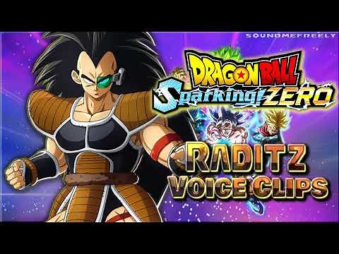 All Raditz Voice Clips • Dragon Ball Sparking! ZERO • Lines (Justin Cook) - ENGLISH