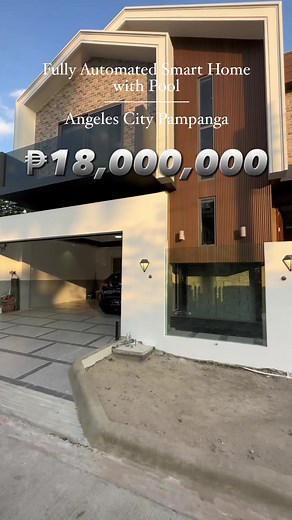 323K views · 8.9K reactions | Check out this Fully Automated Smart Home in Angeles City ----------------------------------------- Details: 150sqm Lot Area | 210sqm Floor Area | 3 Beds | 4 Baths | Pool | 2 Carport | Selling Price ₱18m ----------------------------------------- #housetour #houseforsale #smarthome #rfo #fyp #smarthouse #trending #house #LIVinPampanga | Rockefeller Gadapan | Facebook