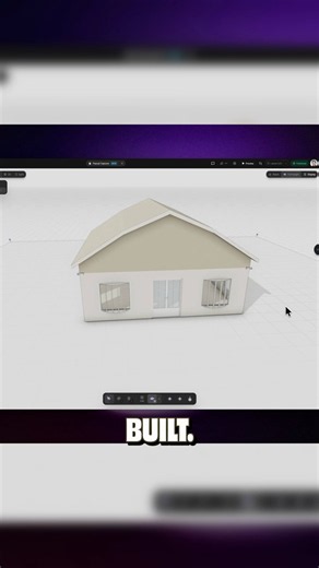 From empty shell to fully furnished home. Sofa, lighting, kitchen, bathroom, all placed in minutes.Pascal, free open-source 3D home editor 🏠