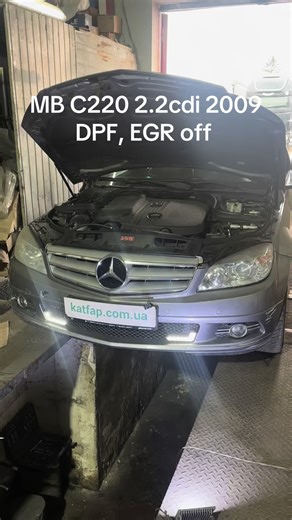 Mercedes C220 2.2cdi 2009 W204 OM651 125kw CRD2 P0428, P0472, P0426, P244A off DPF, EGR off 0954650282 #lutsk #chiptuning #dpf