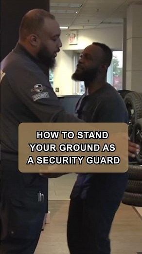 Security Guard De-Escalation Tutorial