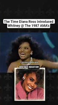 The Time Diana Ross Introduced Whitney Houston @ The 1987 AMA'S — "All At Once" (Live)