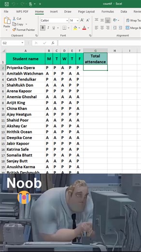 How to Use COUNTIF Formula in microsoft Excel 😱 #excel #office #spreadsheet | Time to Office