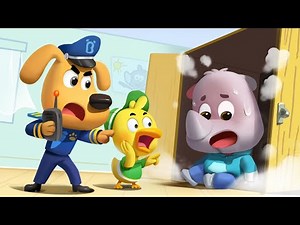 Hide and Seek Safety | Play Safe | Safety Cartoon | Kids Cartoon | Sheriff Labrador