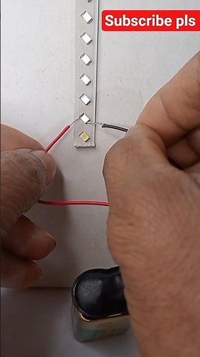 how to check led strip by 9v battery #led #diy #shorts #shortsfeed #trending #shortvideos #tiktok