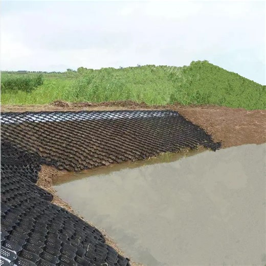 HDPE Geocell for Retaining Wall Building Material Reinforcement for Landscaping Landfill 3D Model Design Solution Available