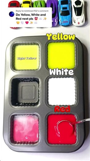 😍🎨 Mix the three colors Red + Yellow + White Gum to create truly surprising and interesting colors.