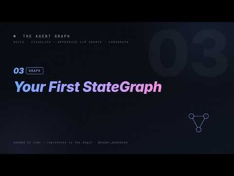 03. Build Your First AI Agent | AI Agents with LangGraph