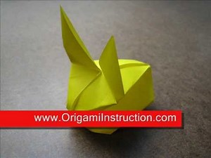 How to Make an Origami Inflatable Rabbit