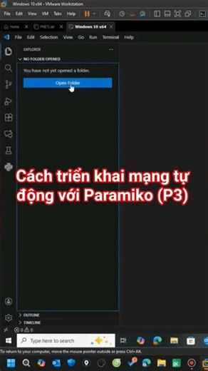 Cách triển khai mạng tự động với Paramiko (P3) #shorts