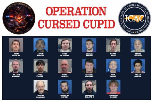 16 alleged child predators arrested in North Carolina after undercover multi-agency investigation