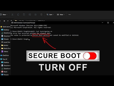 "The value is protected by Secure Boot policy and cannot be modified or deleted" - Fix !