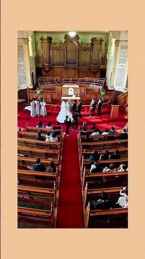Experience a full church wedding in just 30 seconds!