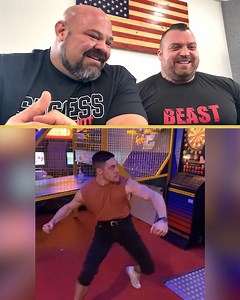 53M views · 10K reactions | No hand squat is a bad idea Eddie Hall - The Beast | Brian Shaw | Facebook