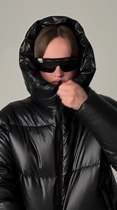 Glossy Black Puffer Jacket | Vegan Winter Coat With Eco Down Insulation | Shiny Cropped Outerwear | Trendy Warm Puffer for Women - Etsy